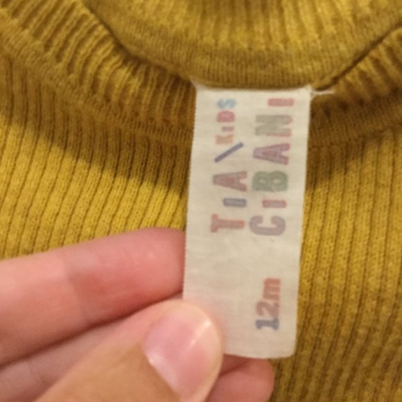 Tia Cibani BABY SHORT SLEEVE RIBBED CREW NECK - 12 months - Picture 4 of 4